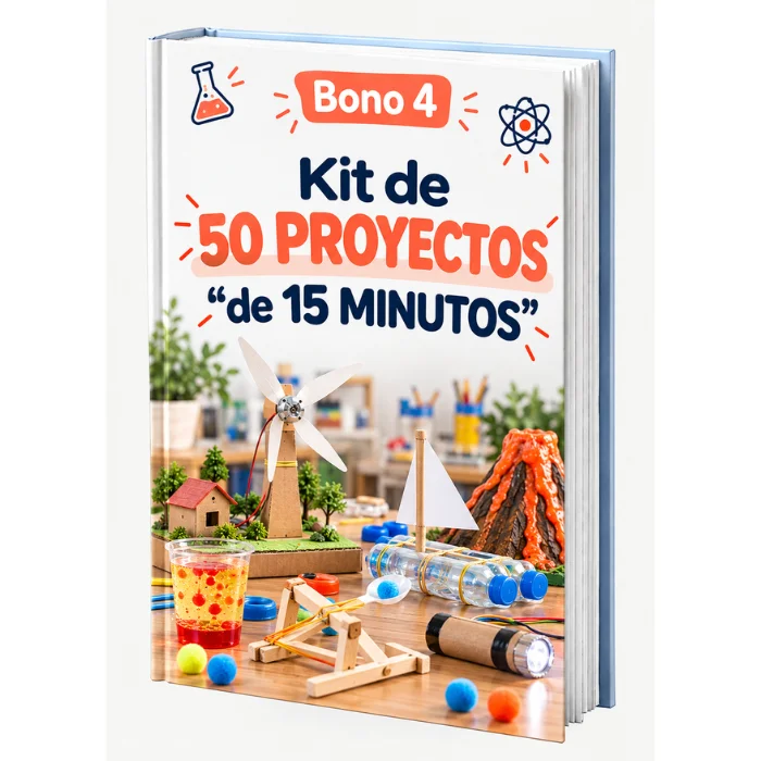 Portada del Bono 4: Kit de 50 Proyectos de 15 Minutos